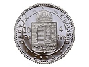 1892-es ezst 4 forint / 10 frank hivatalos pnzverdei utnveret
