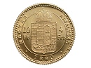 1880-as srgarz 4 forint / 10 frank hivatalos pnzverdei utnveret