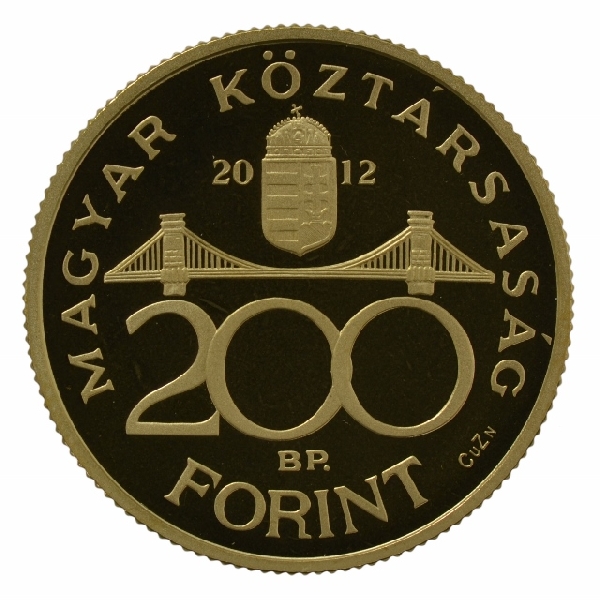 2012 MNB 200 Forint Piefort emlékérme BU leveret  - Csak 10 db!