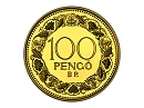 1928-as arany 100 peng hivatalos pnzverdei fantziaveret