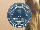 1926-os ezüst 1 fillér hivatalos pénzverdei fantáziaveret