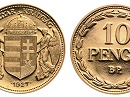 1927-es arany 10 peng hivatalos pnzverdei utnveret