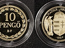 1927-es arany 10 peng hivatalos pnzverdei utnveret