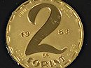 1983-as arany 2 forint  hivatalos pnzverdei fantaziaveret