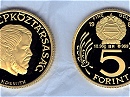 1983-as arany 5 forint  hivatalos pnzverdei fantaziaveret