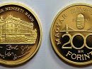 1992-es arany piefort 200 forint  hivatalos pnzverdei fantaziaveret