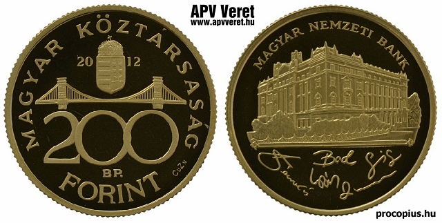 2012-es srgarz piefort 200 forint  hivatalos pnzverdei fantaziaveret