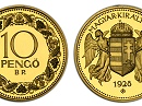 1928-as arany 10 peng hivatalos pnzverdei utnveret