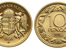 1928-as arany 10 peng hivatalos pnzverdei utnveret