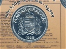 1926-os ezst 1 peng hivatalos pnzverdei utnveret